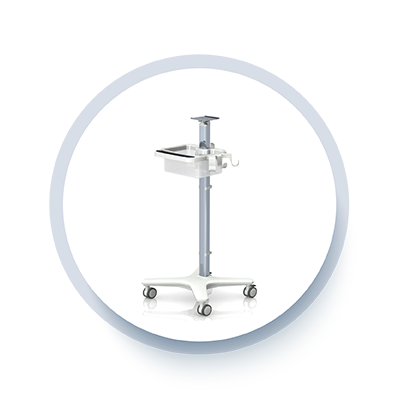 Support roulant universel pour moniteur patient elo-cart