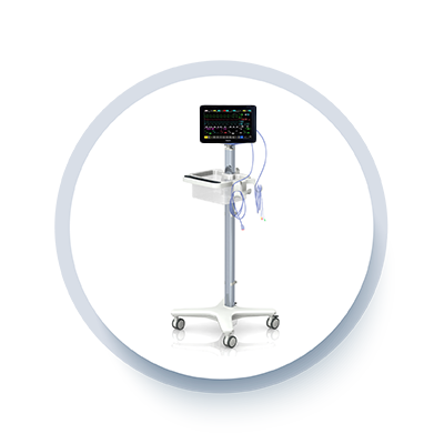elo-cart Phillips Patient Monitor Roll Stand