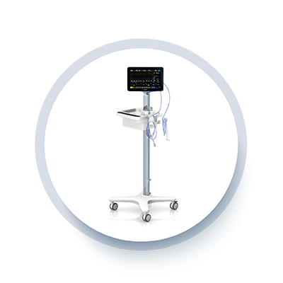 elo-cart Phillips Patientenmonitor-Rollständer