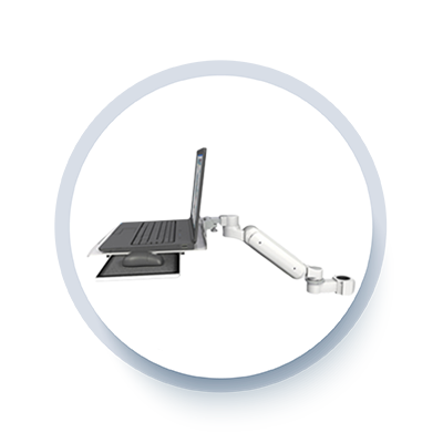 180 ICW Heavy Duty Arm with Laptop Tray