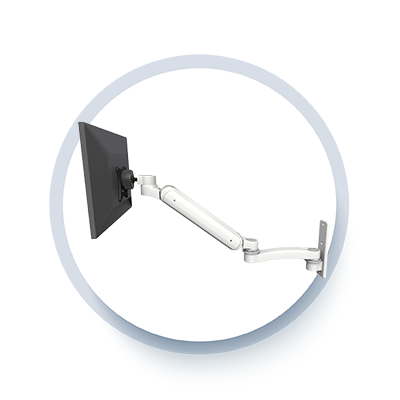 AccessMount 182 ICW: Mount Heavier Monitors Easily and Safely without Losing Maneuverability 