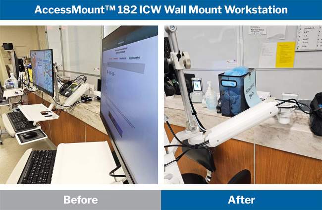 AccessMount™ 182 ICW Wall Mount Workstation