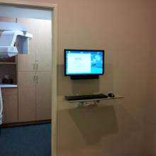 Ultra Keyboard Mount and Fixed Wall Monitor Mount