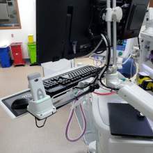 180 Wall Workstation Mounted to Cart