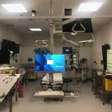 Elite 6220 Ceiling Workstation with 182 Pole Monitor Mount