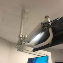 Elite 6220 Ceiling Workstation with 182 Pole Monitor Mount
