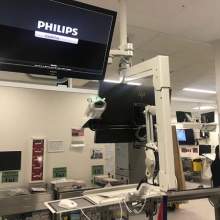 Elite 6220 Ceiling Workstation with 182 Pole Monitor Mount
