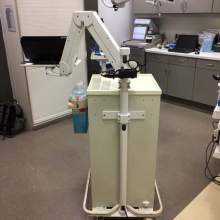 Elite 5216 Laptop Pole Workstation Mounted to Cart
