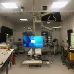 Elite 6220 Ceiling Workstation with 182 Pole Monitor Mount