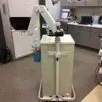 Elite 5216 Laptop Pole Workstation Mounted to Cart