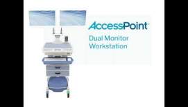 Embedded thumbnail for AccessPoint™ Dual Monitor Workstation on Wheels