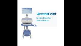 Embedded thumbnail for AccessPoint™ Single Monitor Workstation on Wheels