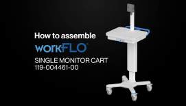 Embedded thumbnail for How to assemble workFLO Single Monitor Workstation on Wheels