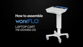 Embedded thumbnail for How to assemble workFLO Laptop Workstation on Wheels