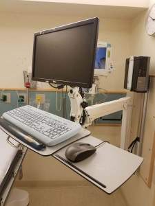 5220 Wall Workstation and CPU Frame Mount