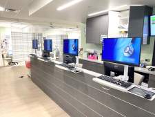 Custom Ergovision 65 Pole Workstation with KDB Tray